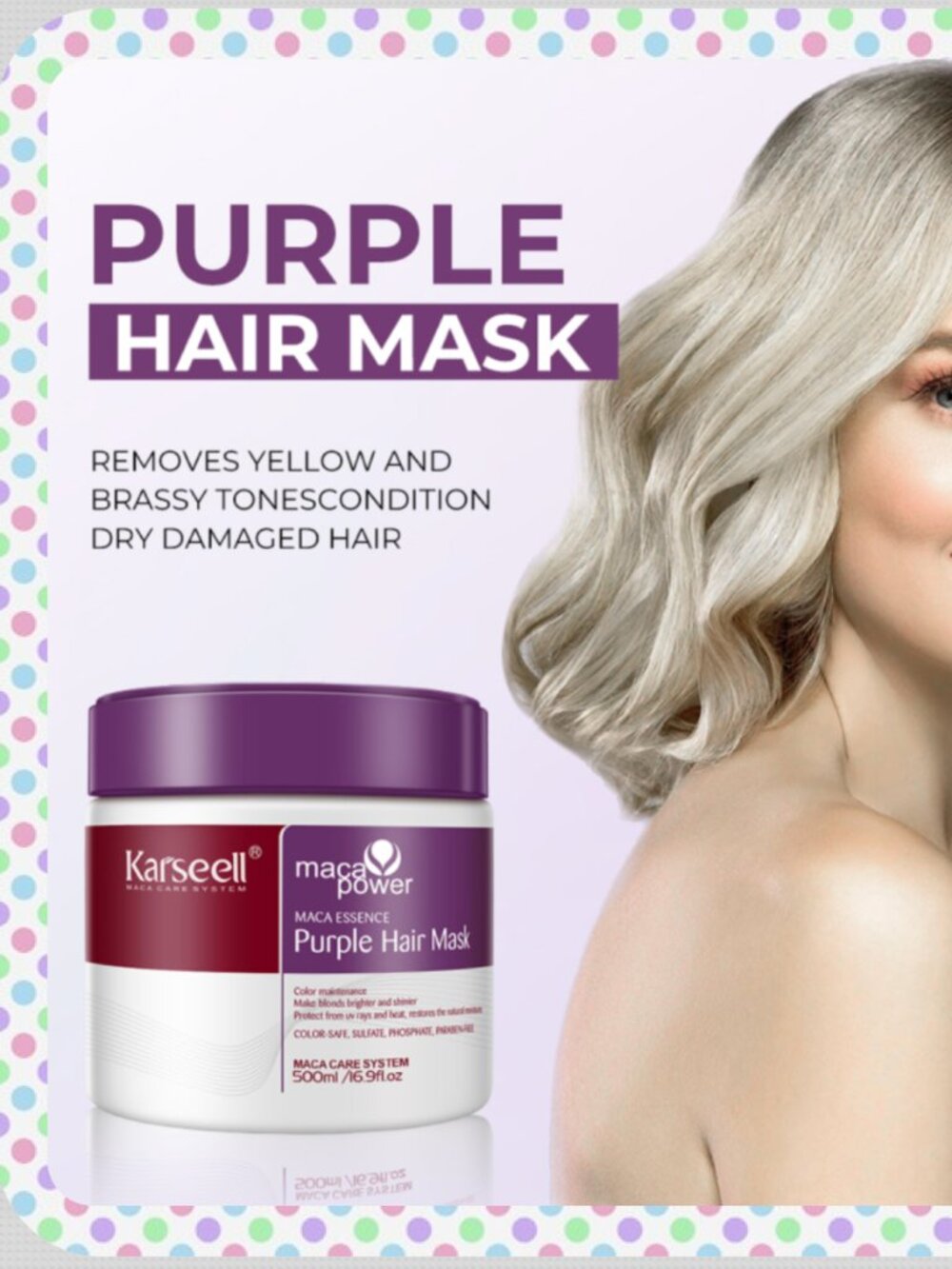 Purple Hair Mask